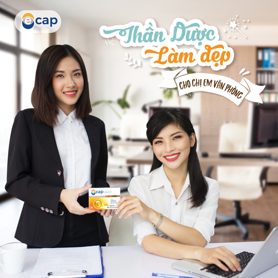 Vitamin E Cap 400IU chính hãng. Làm đẹp da sáng mịn màng chống lão hóa