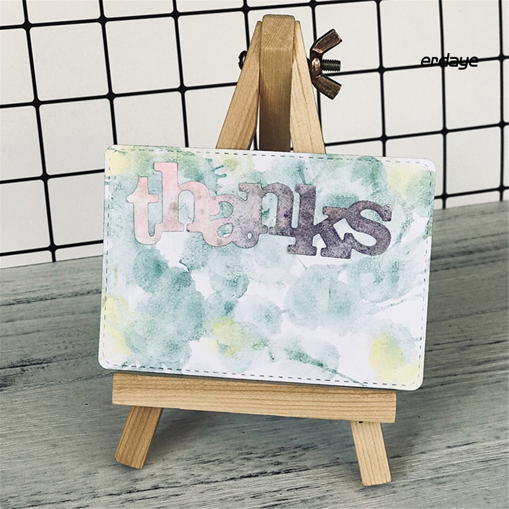 Khuôn Cắt Giấy Làm Từ Thép Carbon Hình Chữ Nhật Trang Trí Scrapbook