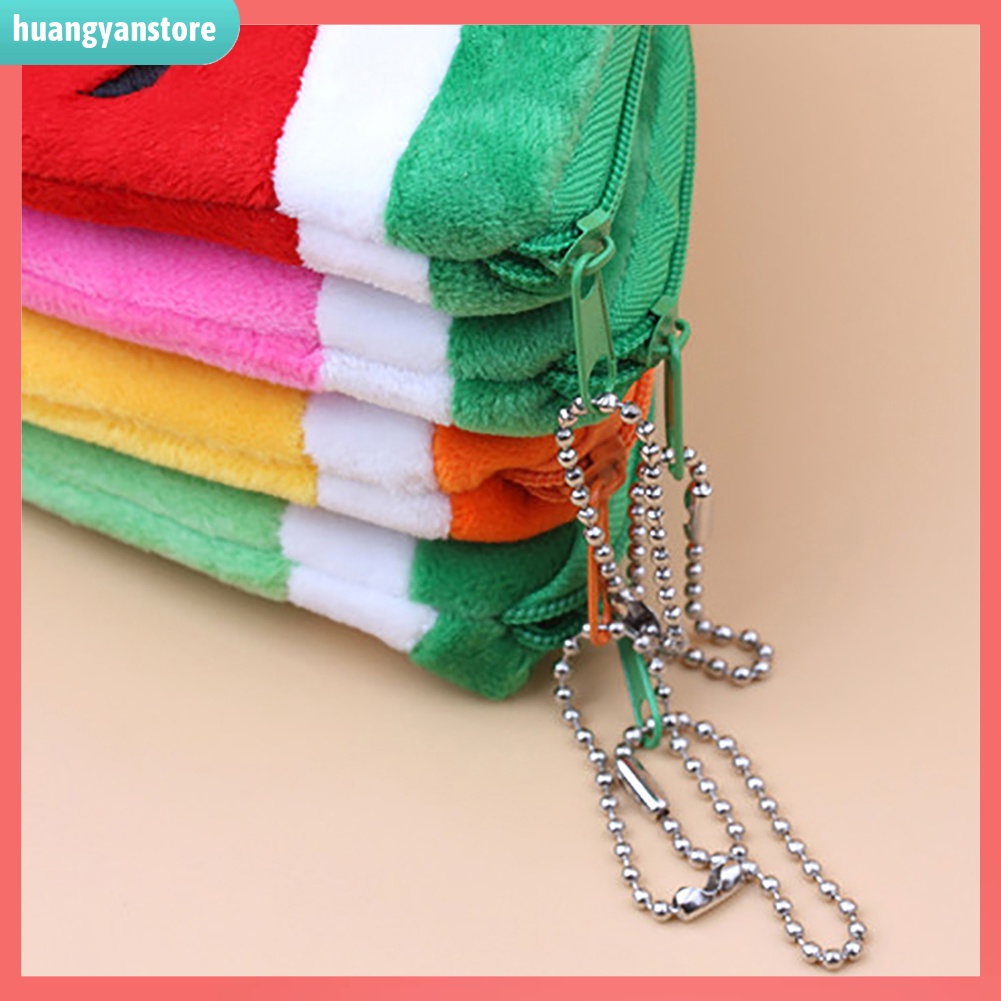 Móc Khóa Quả Cam / Dưa Hấu Nhồi Bông Đáng Yêu