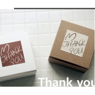 COMBO 05 tờTEM THANK YOU DẠNG VUÔNG (size 4x2.3cm)