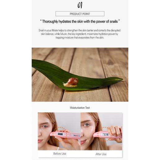 Kem dưỡng dạng lỏng MIZON All In One Snail Repair Cream phục hồi da