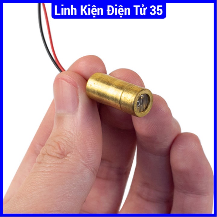 Đầu phát Laze sáng đỏ loại 3V/5V tùy chọn chất lượng bền bỉ