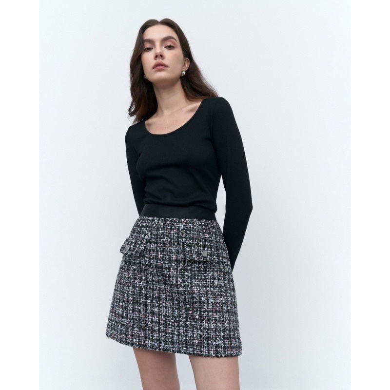 Chân Váy Tweed Monotalk nguyên tag new 99%