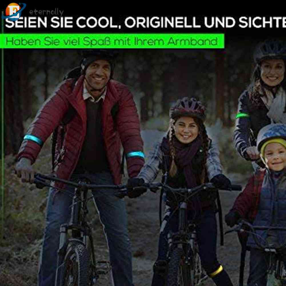 Vòng Đeo Tay Chạy Bộ Phát Sáng Đèn LED Cổng Sạc USB