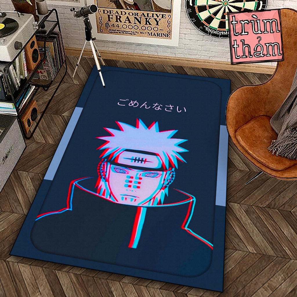 Thảm Trang Trí Pain Yahiko Anime Manga Naruto Decor Góc Học Tập Làm Việc Phòng Ngủ Phòng Khách Văn Phòng