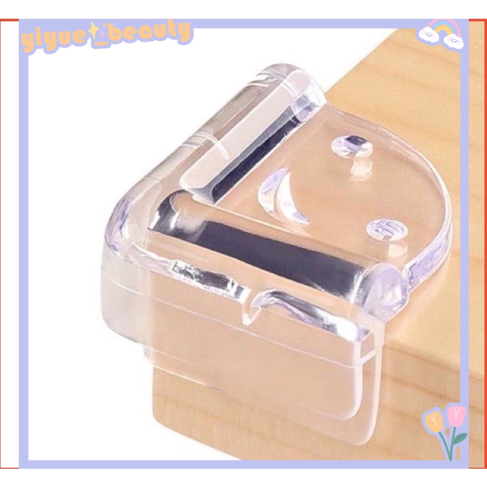 Miếng Bọc Góc Bàn Dày Dặn Trong Suốt Chống Va Chạm Bảo Vệ An Toàn Cho Bé