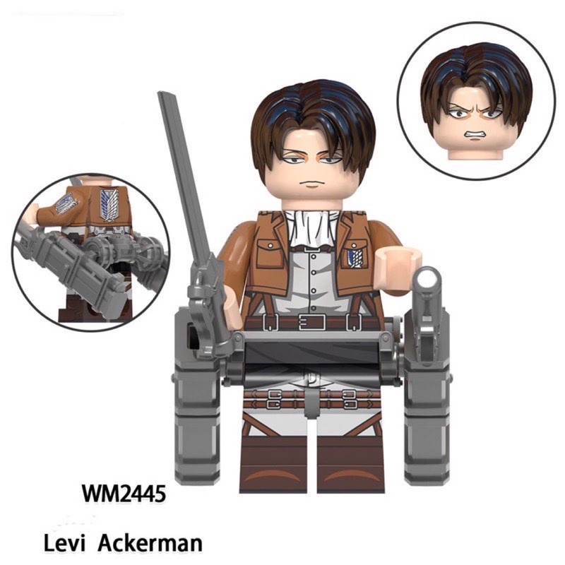 Đồ Chơi Lắp Ráp Mô hình Minifigures Các Nhân Vật Truyện Tranh Attack on TiTan