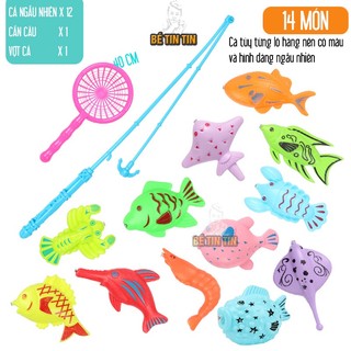 Đồ chơi câu cá 14 chi tiết cho bé - đò chơi tintin