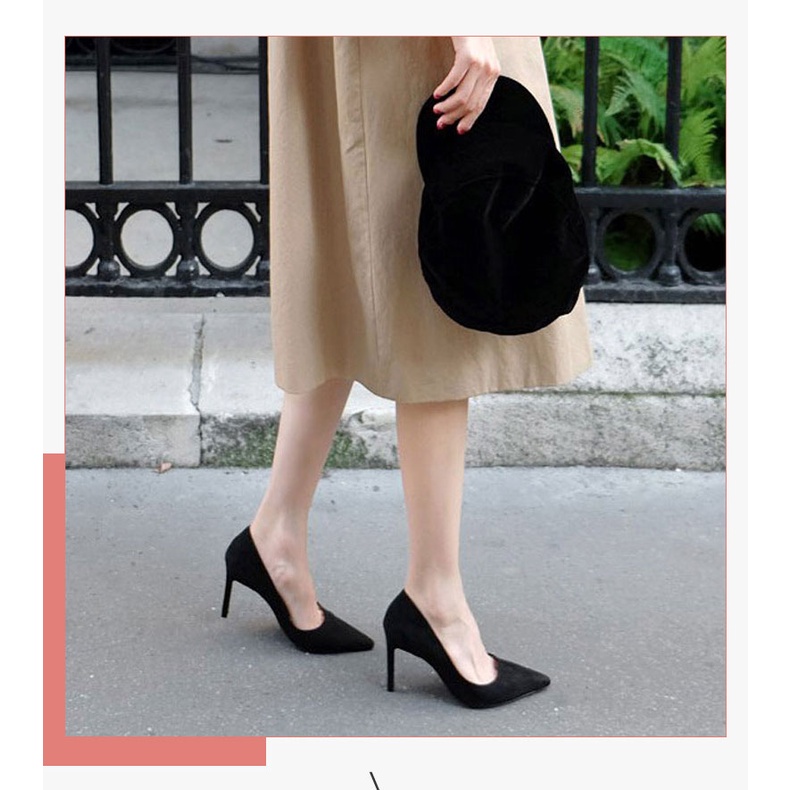 Giày cao gót big size gót 5cm - 7cm - 9cm