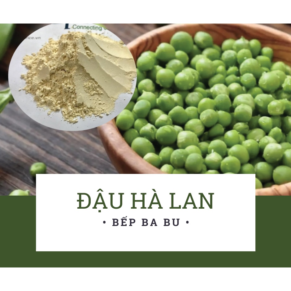 1kg (Bột/Nguyên hạt) Đậu Hà Lan hữu cơ không biến đổi gen Bếp Ba Bu