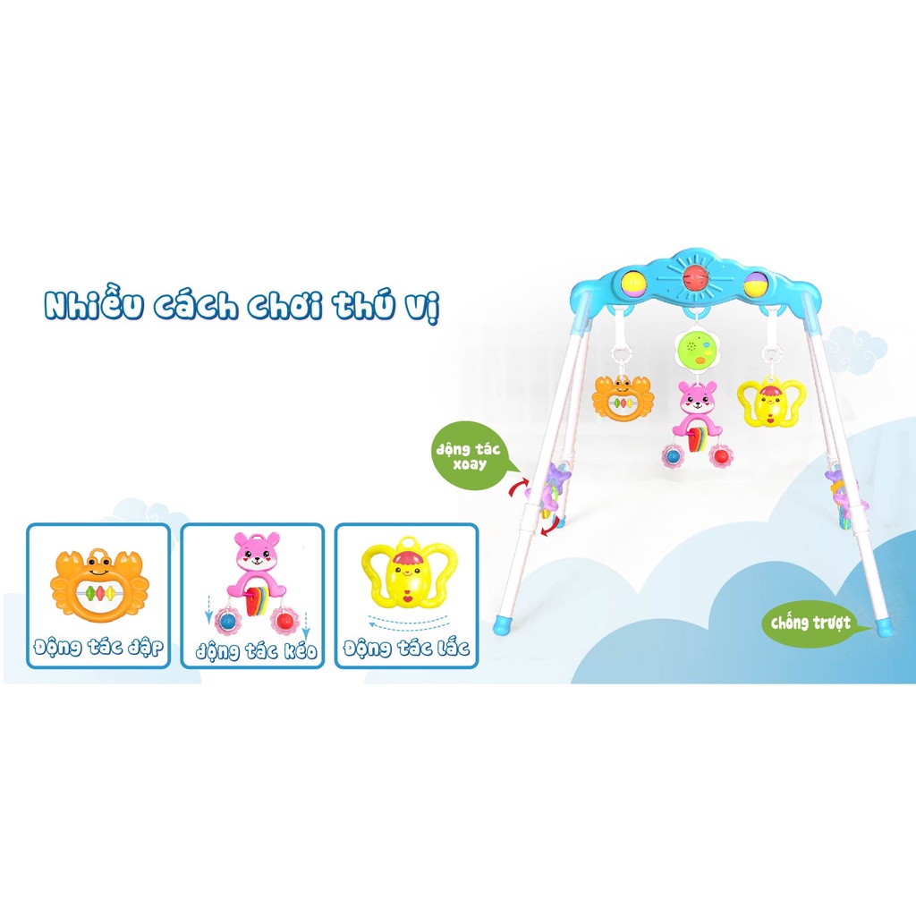 Kệ  Chữ A  Baby's Sun - Có Nhạc Chính Hãng Antona An Toàn Cho Bé