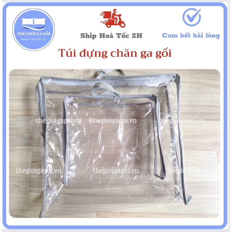 Túi đựng chăn mền, Túi ga gối có quai xách có khóa kéo, Túi đựng ga gối đi học cho bé. | BigBuy360 - bigbuy360.vn