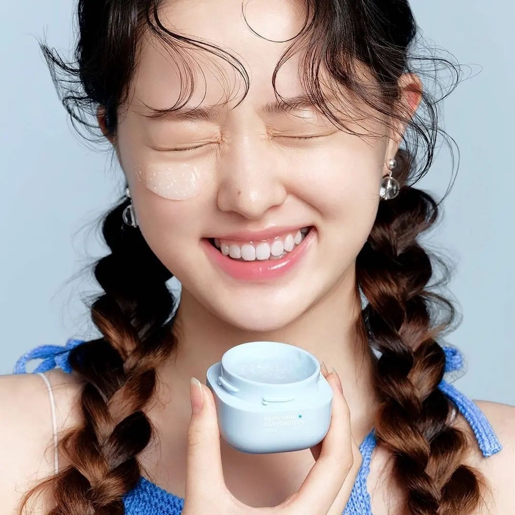 Full box Kem Dưỡng Ẩm Dành Cho Da Dầu Và Da Hỗn Hợp Laneige Water Bank Blue HA Cream Oily 25ml/50ml - chính hãng