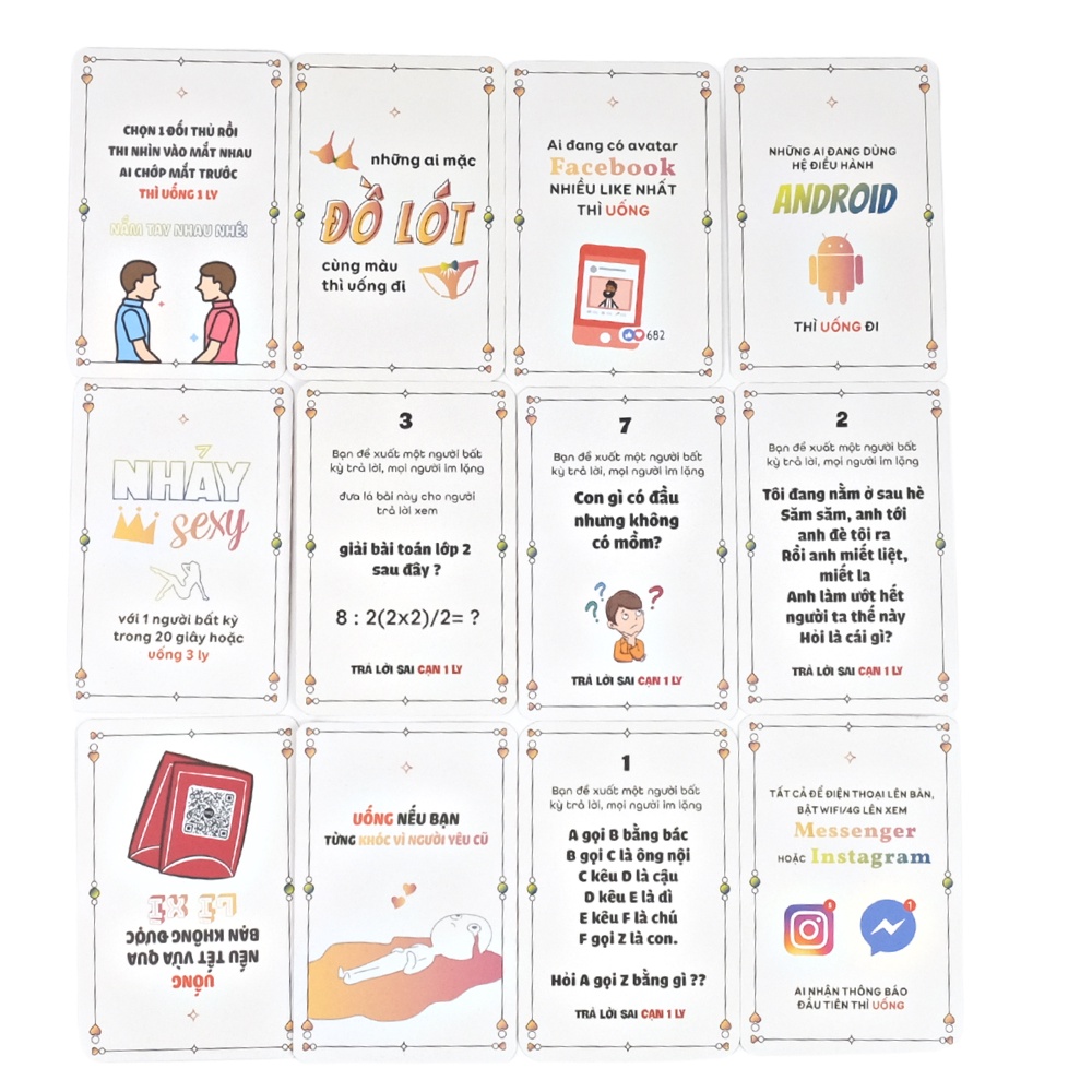 Bài Drinking game Say Sưa 1 vui nhộn cho cuộc nhậu