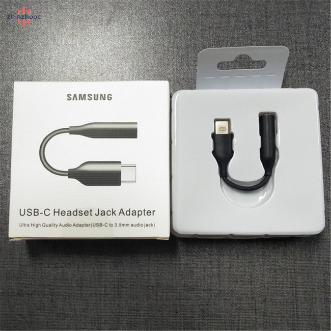 Đầu Chuyển Đổi Tai Nghe Cổng USB Type C Sang Cổng 3.5mm Cho Samsung Galaxy Note 10 Plus 10 + A90 A80 A60 A8S