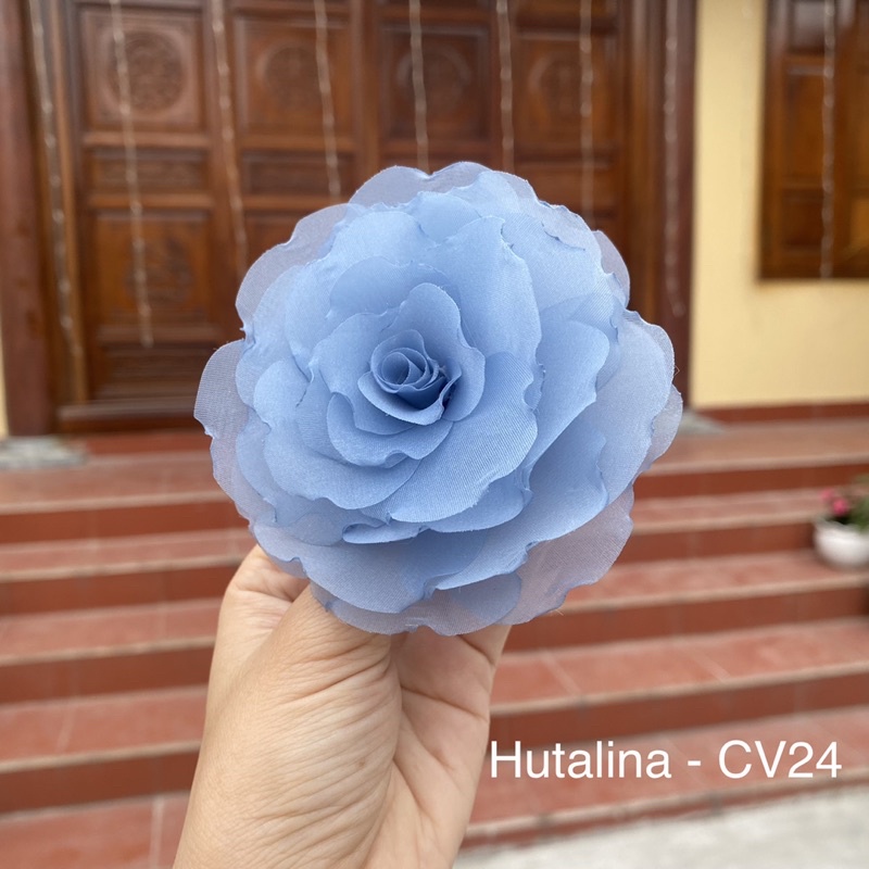 Hoa Cài Áo Handmade Vải Voan CV300 - HUTALINA
