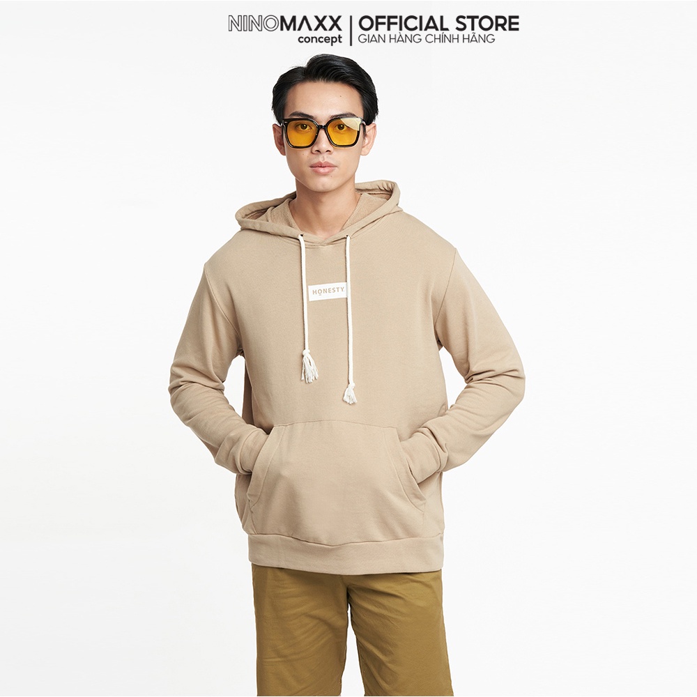 NINOMAXX Áo hoodie Nam Vải Ni Form rộng 2204014