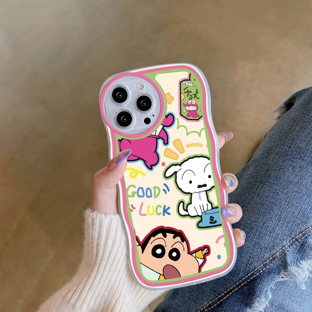 Ốp điện thoại hình cậu bé bút chì cho Samsung Galaxy S20 S10 FE Plus Ultra 5G