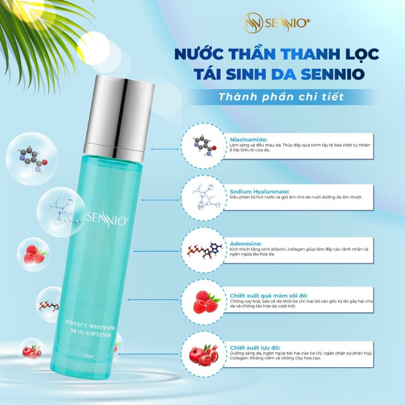Nước Hoa Hồng Cấp Ẩm Se Khít Lỗ Chân Lông Dành Cho Da Dầu Mụn Perfect Whitening Skin Softner  150ml BDL150