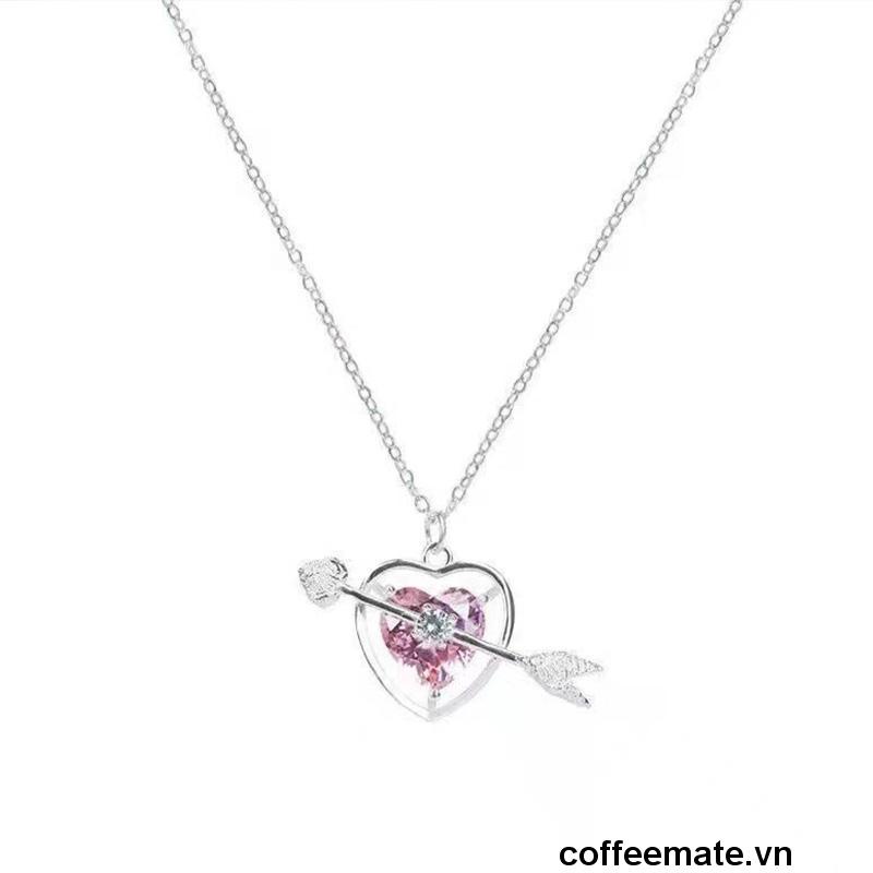 【coffeemate】⚡ Dây chuyền nữ Madeline V54 mặt trái tim kiểu mới tuyệt đẹp