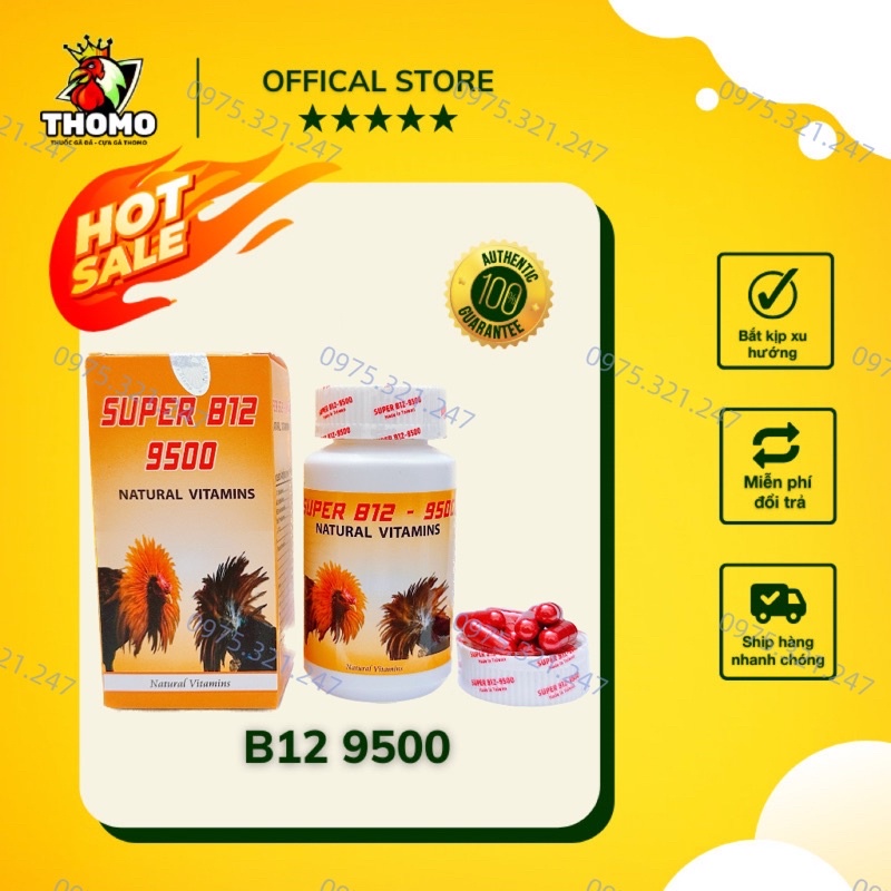 B12.9500 gom bo khủng tuần cuối, cải thiện gà lỏn lẻn hủ 100 viên