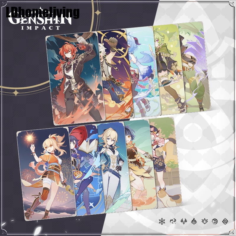 Lyney Bộ Sưu Tập Thẻ Bài Trò Chơi genshin Stagenius Lqokation tcg