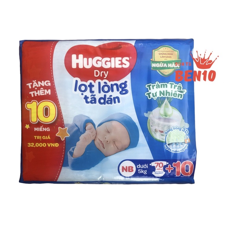 Tã dán sơ sinh Huggies NB70 - 70 miếng