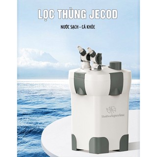 Lọc thùng cho bể cá cảnh JECOD - Tặng kèm vật liệu lọc