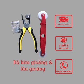 Combo kìm bấm gioăng & con lăn gioăng . bấm & chèn gioăng cao su mọi loại hệ