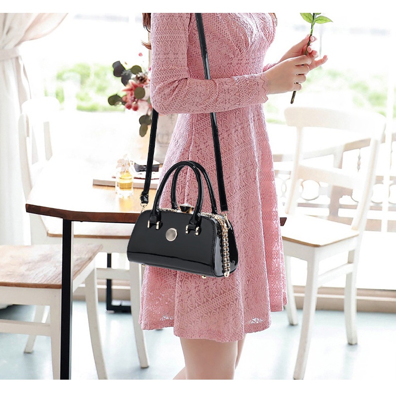 2022 túi xách thời trang phụ nữ túi xách túi xách bóng tối một vai túi xách lady satchel túi xách