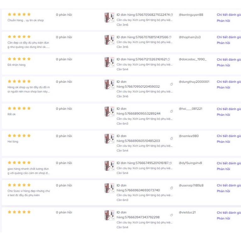 Cần câu tay Xích Long 6H Câu Đơn Câu Đài Tặng Kèm Ngọn Phụ và Nhẫn