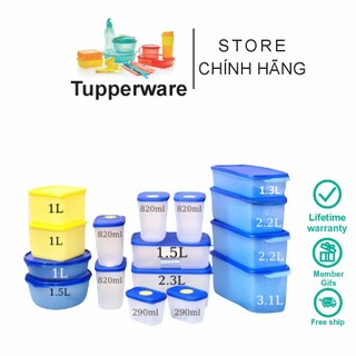 Bộ hộp trữ đông và mát Modern Set 16 hộp / Blue Ocean Set 15 hộp Tupperware