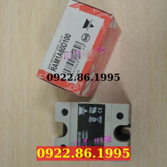 *GIÁ TỐT* Rơ Le Rắn Ram1a60d100 Jiale Carlo Gavazzi mới
