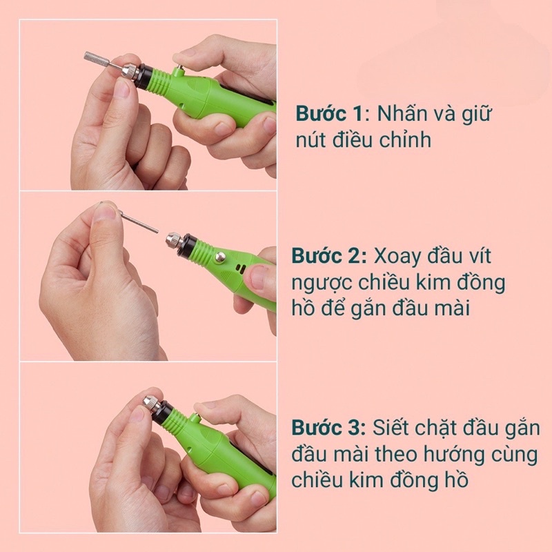 Máy mài móng mini - Máy mài móng cầm tay chuyên dụng trong ngành nail