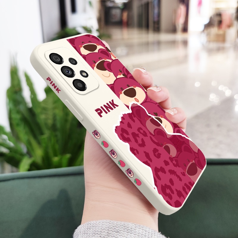 Ốp Lưng Silicone HìNh Con GấU Cho Samsung Galaxy A73 A53 A33 A23 5G