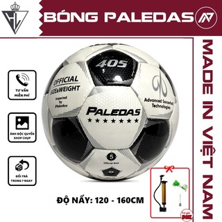 Quả bóng đá Paledas tiêu chuẩn thi đấu Size 5 - nhà phân phối chính hãng - tặng kèm bơm mini + kim bơm và lưới