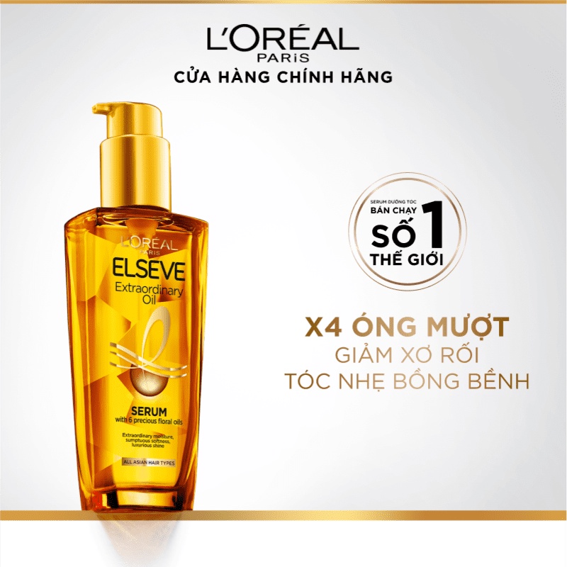 Dầu dưỡng tóc L'Oreal Paris Elseve Extraordinary Oil 100ml | Shopee Việt Nam