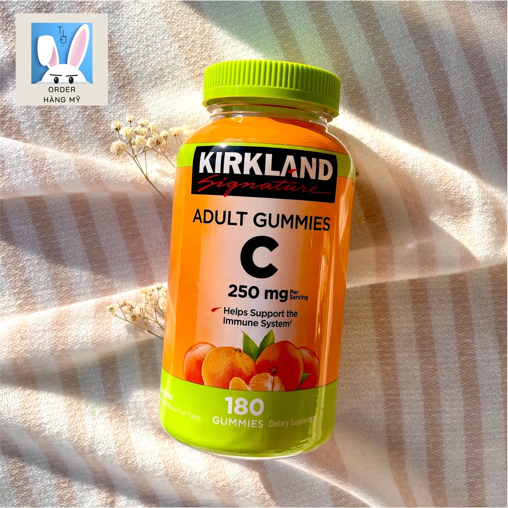 Kẹo dẻo Vitamin C 250mg Kirkland - Kirkland Vitamin C 250mg gummies Mẫu Mới