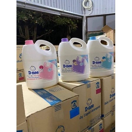 Nước giặt xả 2 in 1 Dnee Thái Lan - Nước giặt Thái an toàn cho bé chuẩn chính hãng có tem Đại Thịnh
