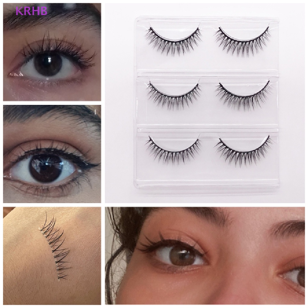 Lông Mi Giả Handmade Trang Điểm Tự Nhiên Với Lông Mi Dài Và Dày KRHB Mới