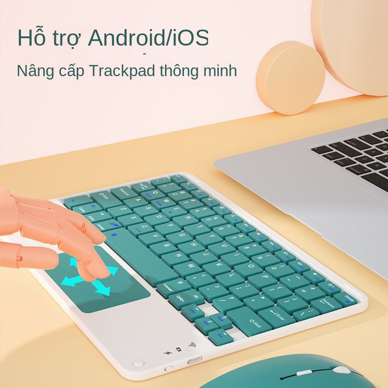 Bộ Bàn Phím Bluetooth Không Dây Cho Máy Tính Bảng PC Apple iPad Android