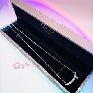 Dây chuyền bạc nữ KYJ mặt liền dây bạc Ý S925 cao cấp