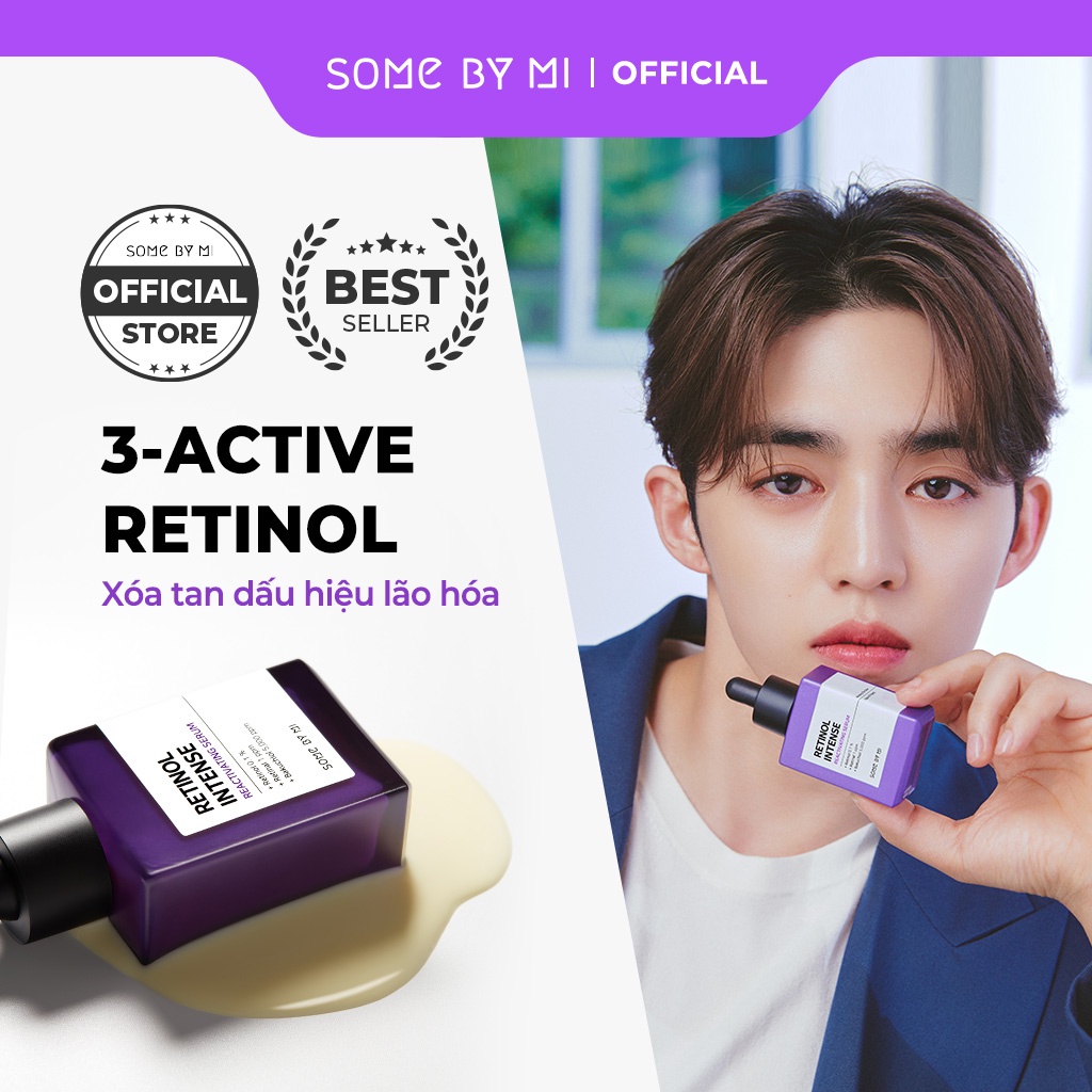 Tinh Chất RETINOL Ngăn lão hóa với Collagen và Peptides Some By Mi Retinol Intense Reactivating Serum 30ml