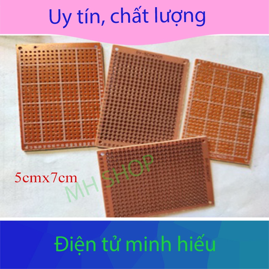 Bộ 5 Bảng Mạch Điện_ 5x7cm(CM )PCB