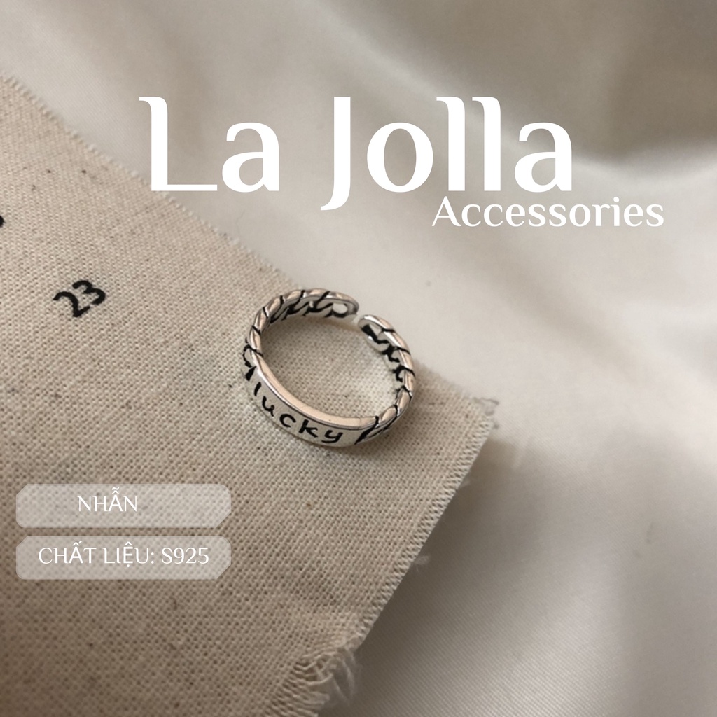 Set 2 nhẫn mạ bạc unisex