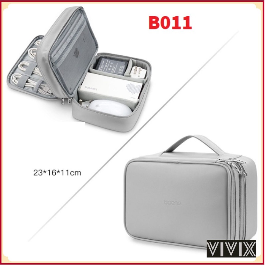 Hộp túi đựng pin dự phòng, sạc cáp tai nghe và ổ cứng di động  BAONA B011