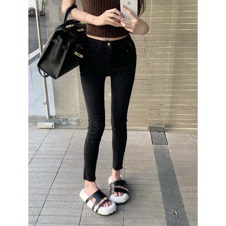 Quần Jean ôm nữ cạp cao mẫu mới siêu xinh phù hợp nhiều phong cách sang chảnh