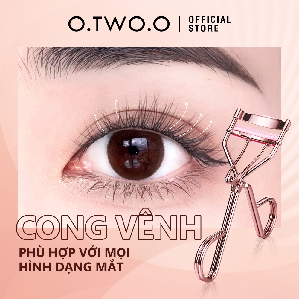 Dụng cụ bấm cong lông mi O.TWO.O phù hợp với hình dạng mắt trang điểm tiện lợi