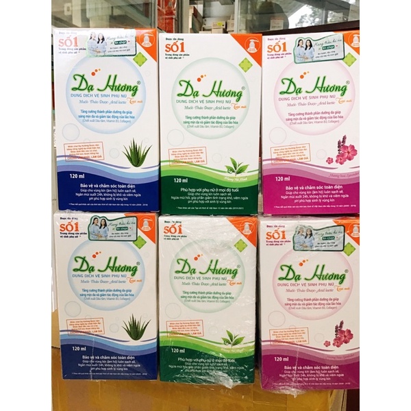 Dung dịch vệ sinh phụ nữ dạ hương vòi 120ml