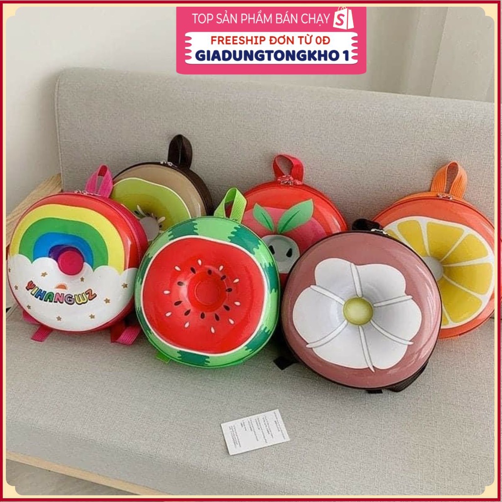 Balo Cho Bé Mẫu Giáo Mầm NonGIADUNGTONGKHO1Balo Trẻ Em Bé Trai Bé Gái Nắp Nhựa Hình Chống Nước,Chống Va Đập